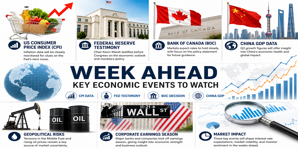 You are currently viewing Week Ahead: US Inflation Report, Federal Reserve Testimony, and Global Central Banks in Focus