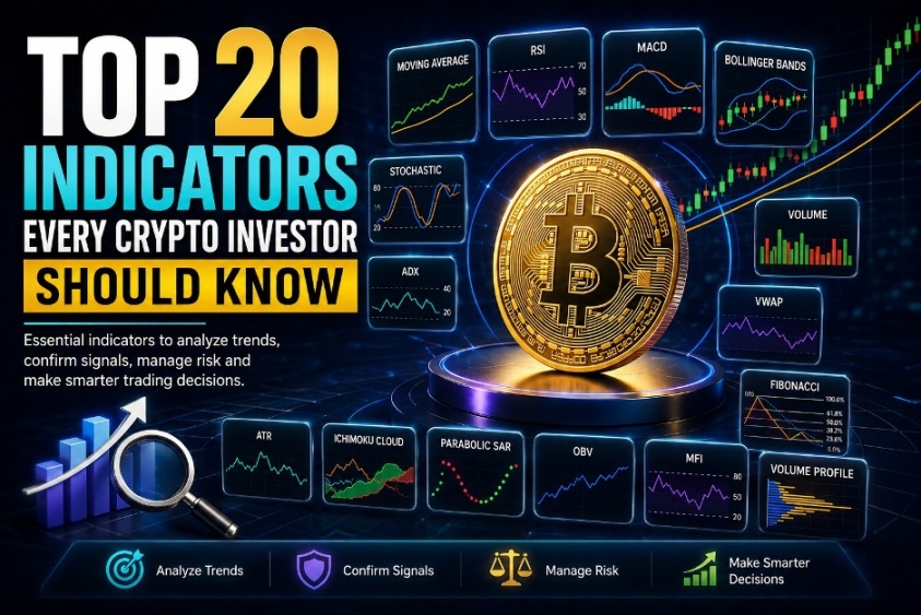 You are currently viewing Top 20 Indicators Every Crypto Investor Should Know